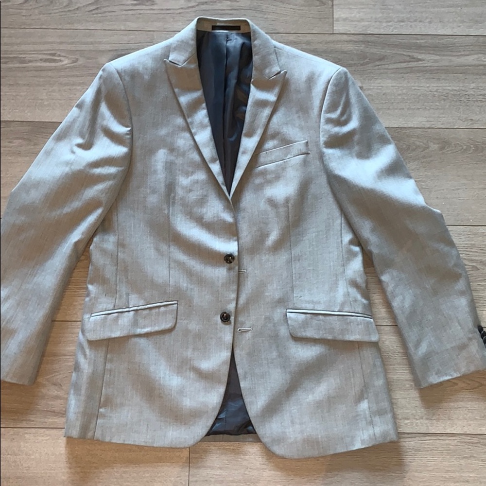 Kenneth Cole Reaction Suit Jacket size 40 Grey